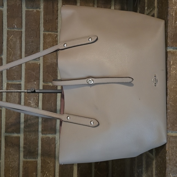 Coach Tan Market Tote - Picture 1 of 16